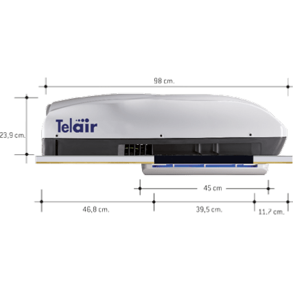 Telair 5900h Silent Air Conditioner With Heat Pump