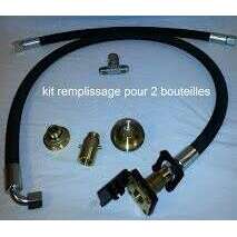 Kit 2 Bottles Alu LPG Rechargeable Tanks 27L Alugaz