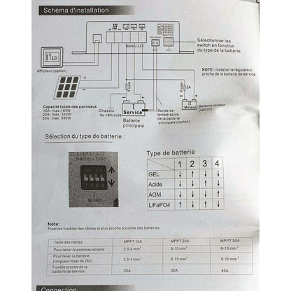 Mppt Charge Regulator &gt;30a Bluetooth