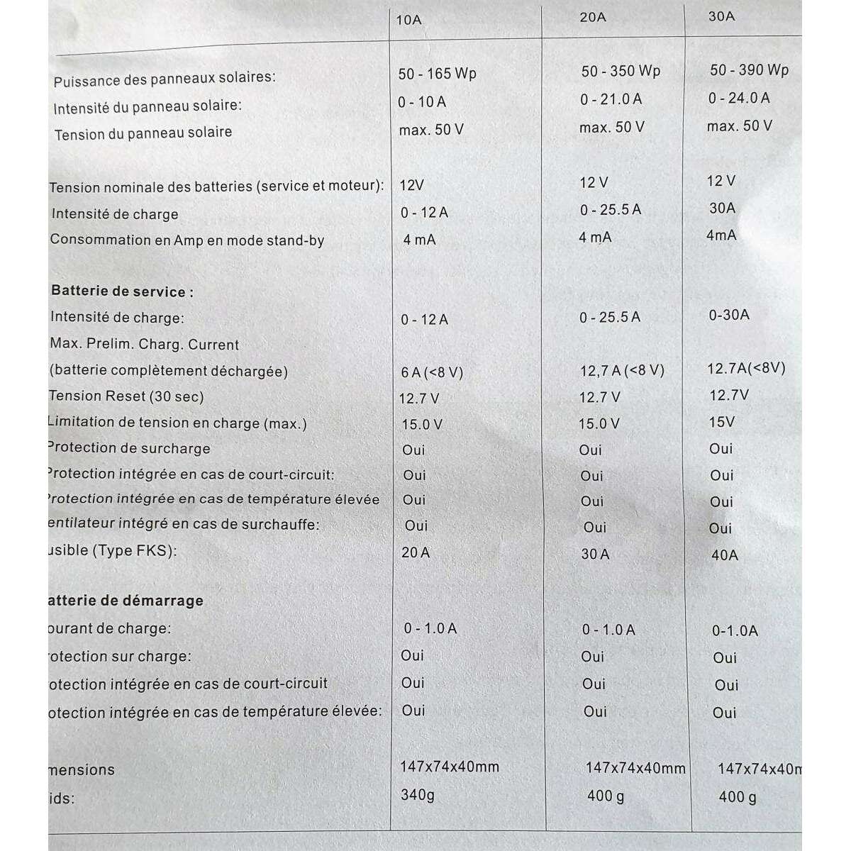 Mppt Charge Regulator &gt;30a Bluetooth