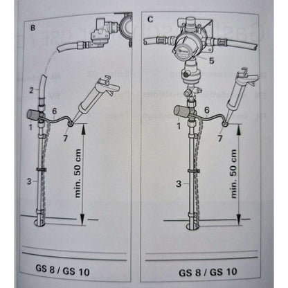 Electric Tap With Solenoid Valve Gs10 Mounting On 10mm Tube