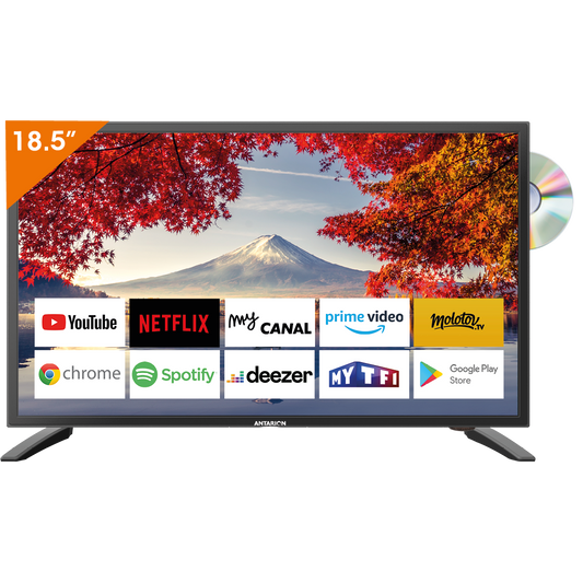 19' (48cm) Web-OS Bluetooth Connected TV - Mobile TV Camping Car