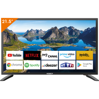 19' (48cm) Web-OS Bluetooth Connected TV - Mobile TV Camping Car