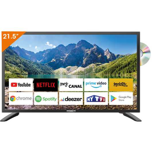 19' (48cm) Web-OS Bluetooth Connected TV - Mobile TV Camping Car