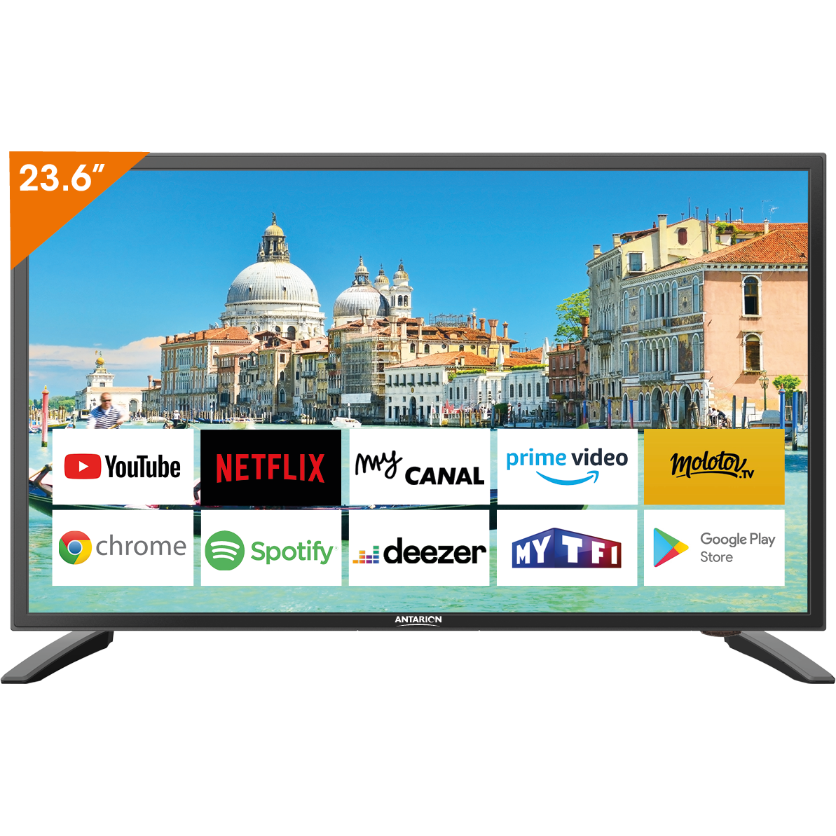 19' (48cm) Web-OS Bluetooth Connected TV - Mobile TV Camping Car