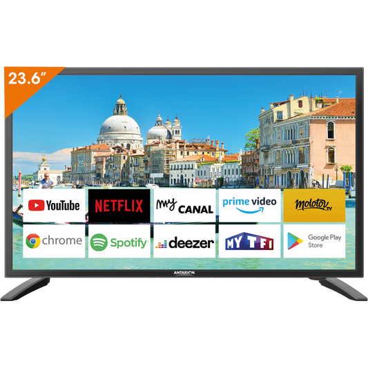 19' (48cm) Web-OS Bluetooth Connected TV - Mobile TV Camping Car